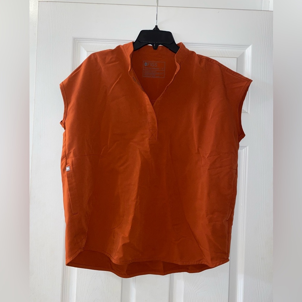 Womens Small Auburn Rafaela Scrub Top